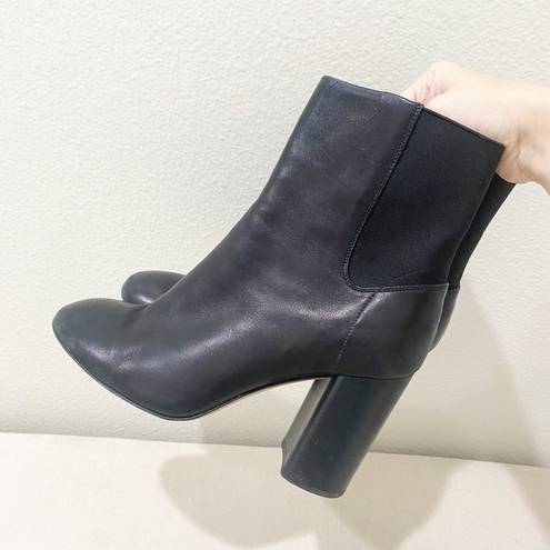 Rag and Bone  black leather nib agnes chelsea boot size 37.5