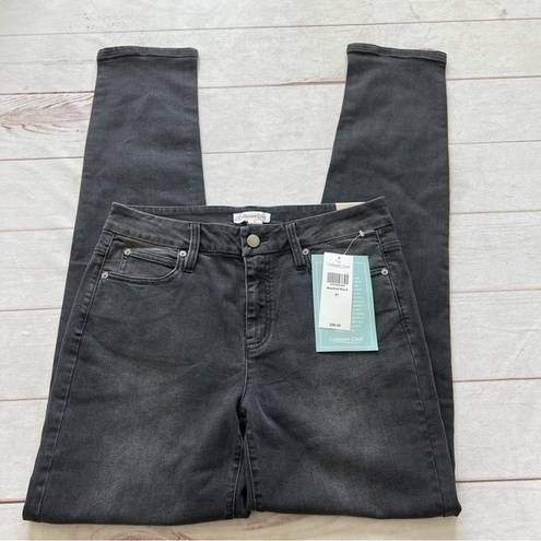 Coldwater Creek NWT  Womens Mid Rise Slim leg denim Black jeans Size 8T