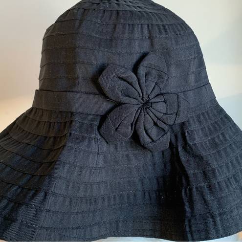 Pacific&Co The Hatter  Black Woman’s Wide Brim Floppy Hat