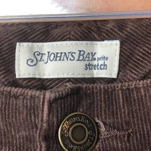 St. John’s Bay  Petite Stretch Petite Corduroys Size 10 Petite