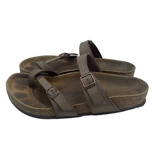 Birkenstock  Mayari Gray Toe Strap Sandals EU 39 US 8 - 8.5