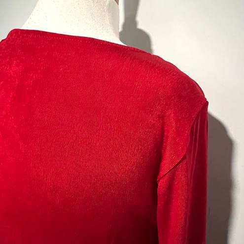 Chico's NEW NWT  Red Cutout Classic 3/4 Sleeve Dress