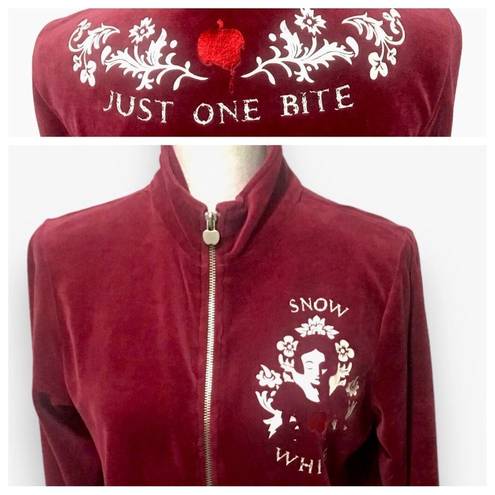 Disney Snow White  velour “Just One Bite” jacket