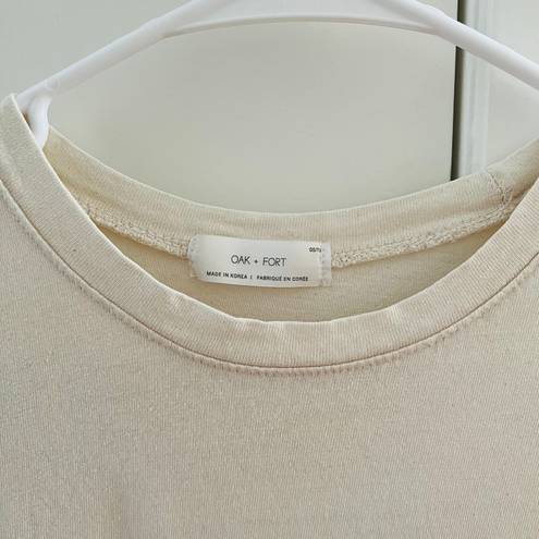 Oak + Fort White Worn T-Shirt