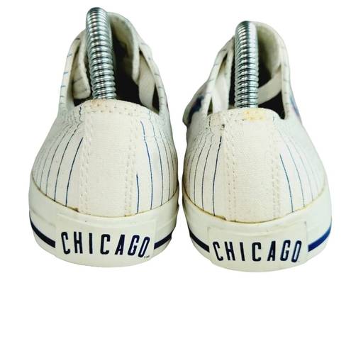 The Row  One MLB Chicago Cubs Pin Stripe Shoes White Unisex Mens 3.5 / Womens 5