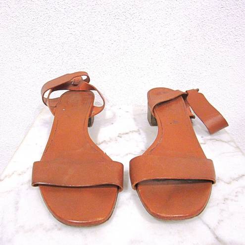 J.Crew  Evie Midheel Ankle-Strap Sandals Size 6 GUC