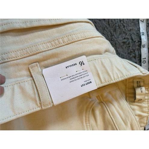 J.Jill NWT  cream khaki bootcut jeans size 16