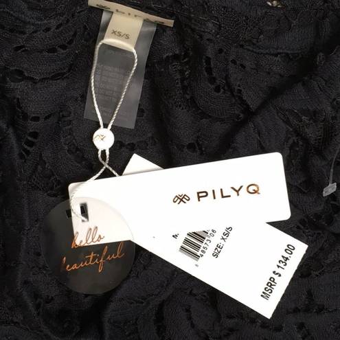 PilyQ New.  midnight lace coverup.