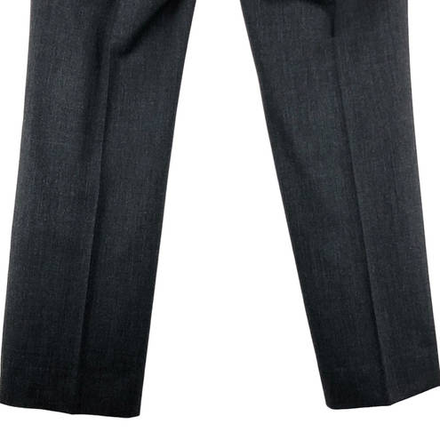 Lafayette 148  Womens Size 6 Dress Pants Wide Leg Career Wool Stretch Gray