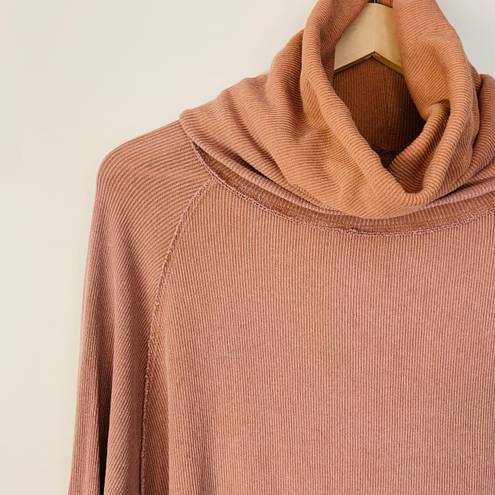 Free People We the Free Pullover Turtleneck Top in Terra Cotta size XS/S