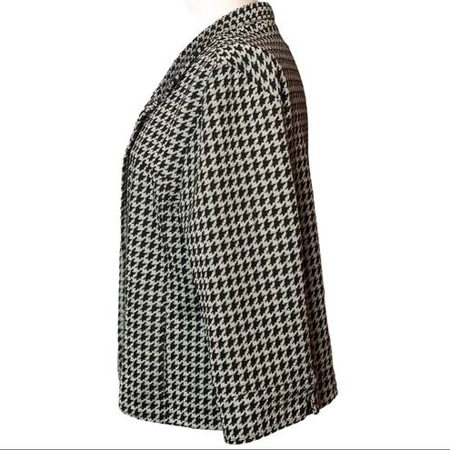 Dress Barn  houndstooth open-faced blazer