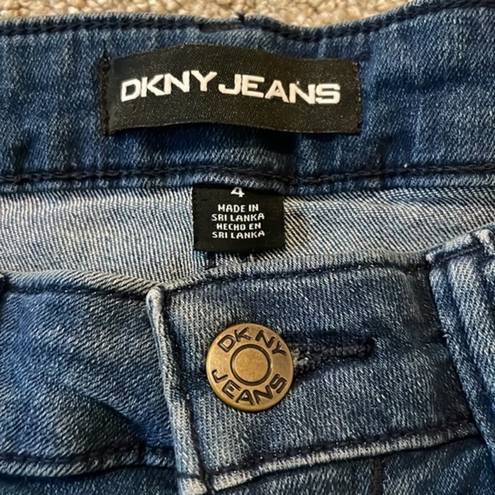 DKNY  Rolled Denim Bermuda Shorts