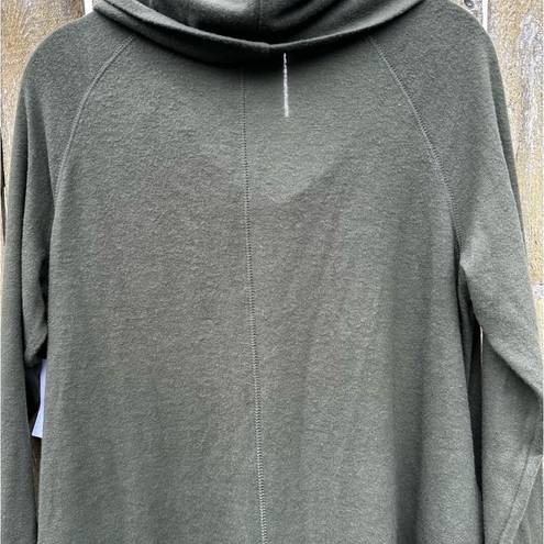 Caslon NWT  Olive Green Funnel Neck Pullover Sweater Sz XS