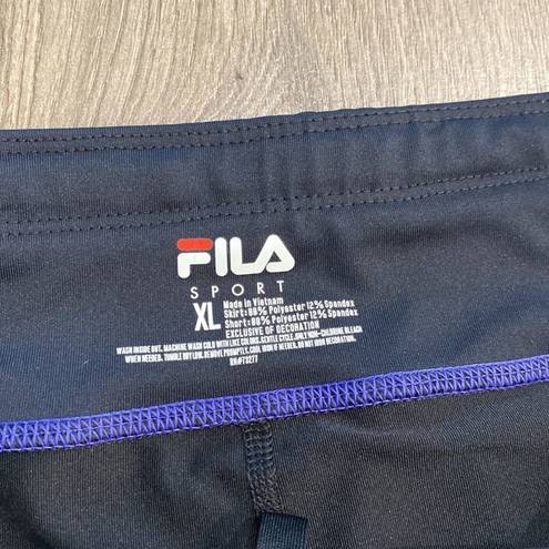 FILA  Sport black tennis or golf skirt size extra large