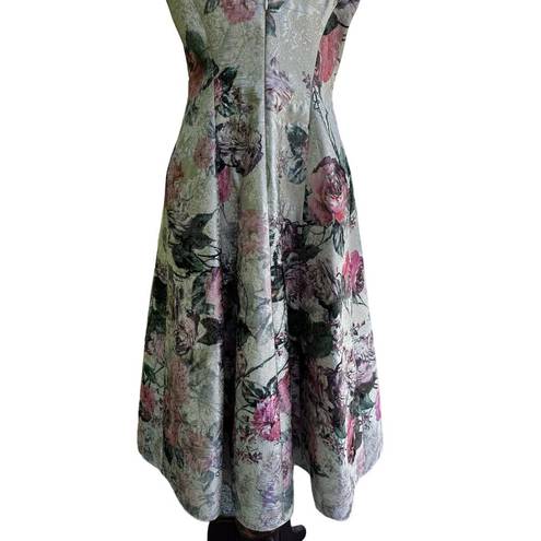 Adrianna Papell  Floral Sun Dress Size 4