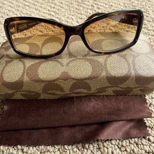 Coach Chelsea Sunglasses in Tortoise Brown with Case