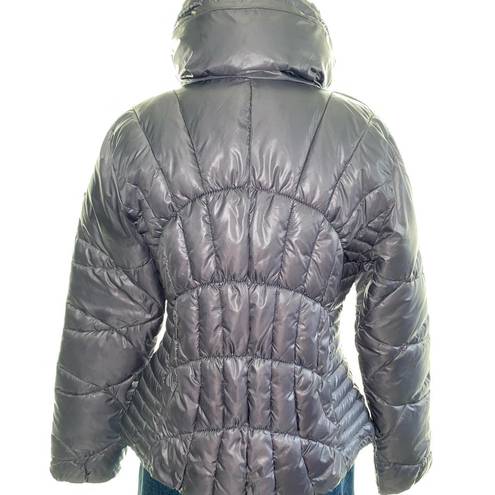 Guess Quilted Metallic Puffer Coat