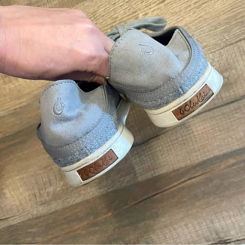 Olukai  Pehuea Li Hulu Grey Wool Sneakers