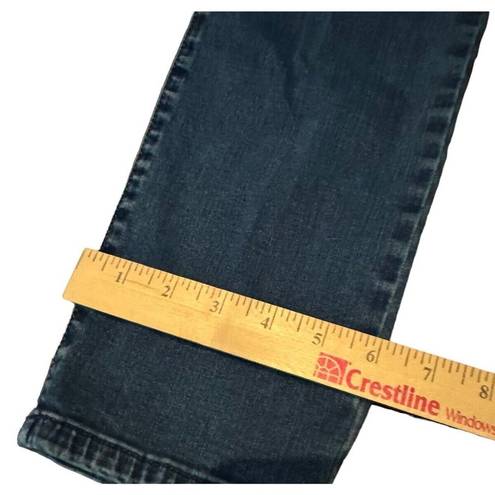 Lee  Slimming Fit Skinny Leg Mid Rise Jeans 12P 12 Petite Dark Blue Wash READ