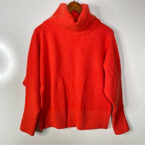 Banana Republic  Oversized Turtleneck Sweater in Geo Red Size Xsmall/Small