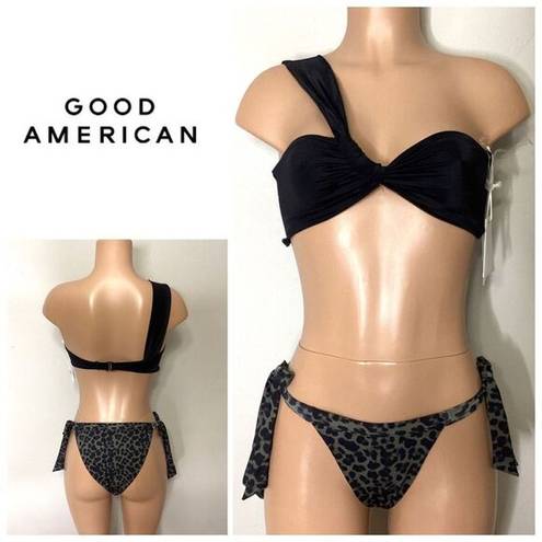 Good American New.  animal print bikini. (2-3) Medium. Retails $169