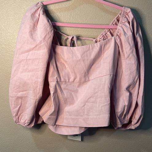 Bohme pink blouse