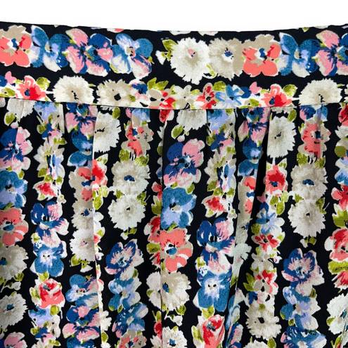 J.Crew  Mercantile Floral Pleated Chiffon A-Line Skirt