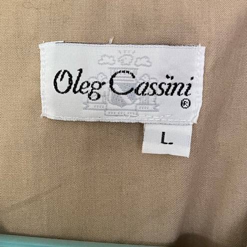 Oleg Cassini Lightweight lined camouflage jacket by , L