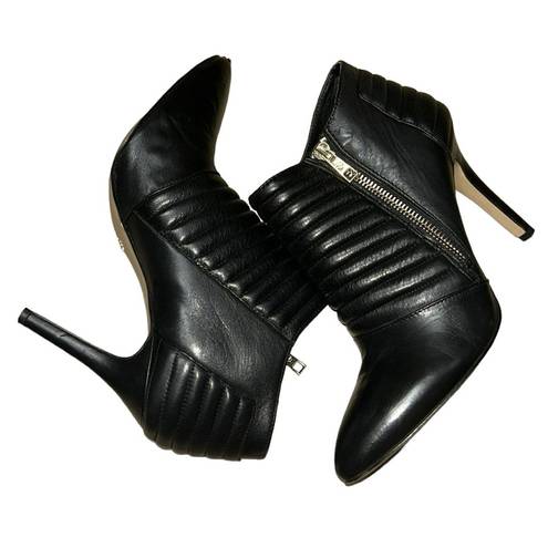 Ann Taylor  Black Leather Ankle Booties(Size 8.5M)