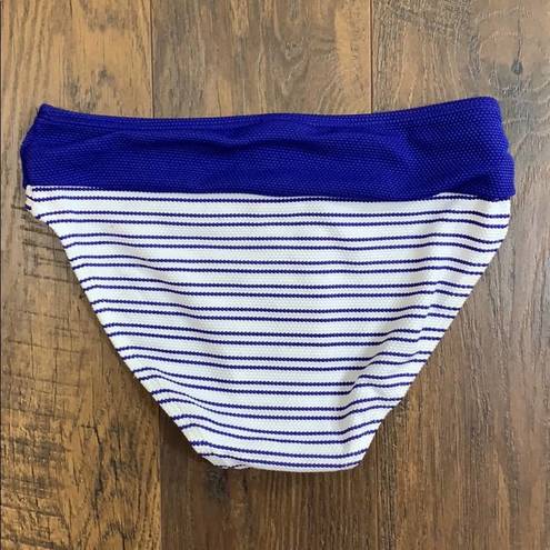 Tommy Bahama  Textured Striped Blue/White Bikini Bottom