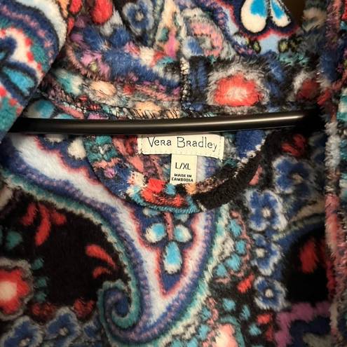 Vera Bradley Floral Fluffy Soft Fleece Robe