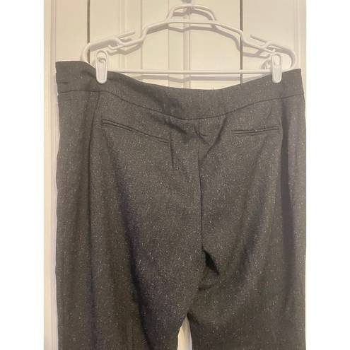 Krass&co NY& gray woven dress pants with silver details 16