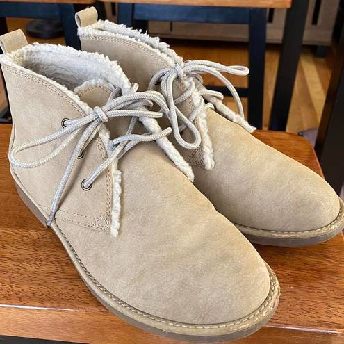 Seven Dials sherpa lined booties