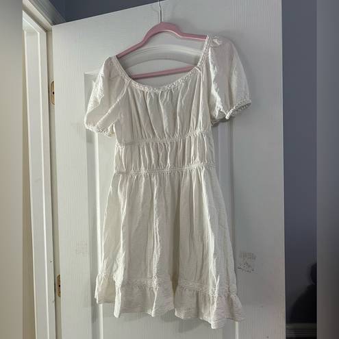 Urban Outfitters cream euro summer dress