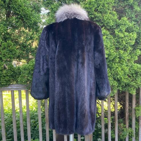 Size 14 Genuine Mink fur & Fox Princes Coat