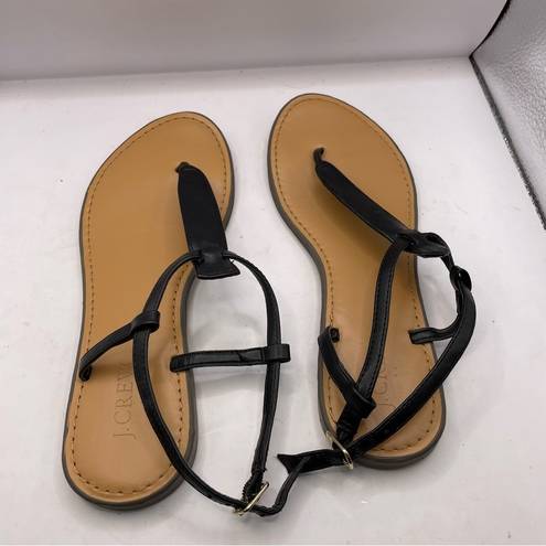 J.Crew  back strap sandal women’s 8 tong slingback flat