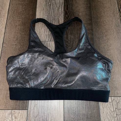 Zyia  Large Disco Luxe Holographic Sports Bra