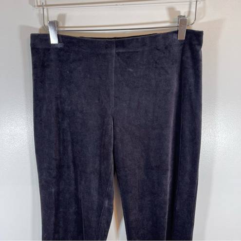 J.Jill NWT Pure Jill Velour Leggings  Black Grey pull on size SP