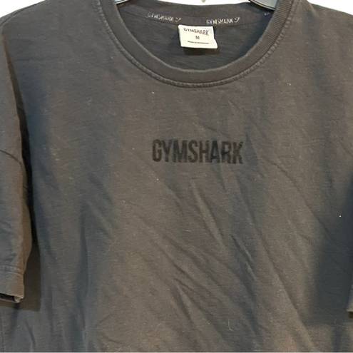 Gymshark  Logo T-Shirt Drawstring Waist Black Size Medium