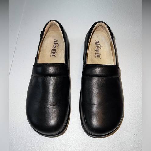 Alegria Hardly Worn  Keli Black Nappa Professional Clog!