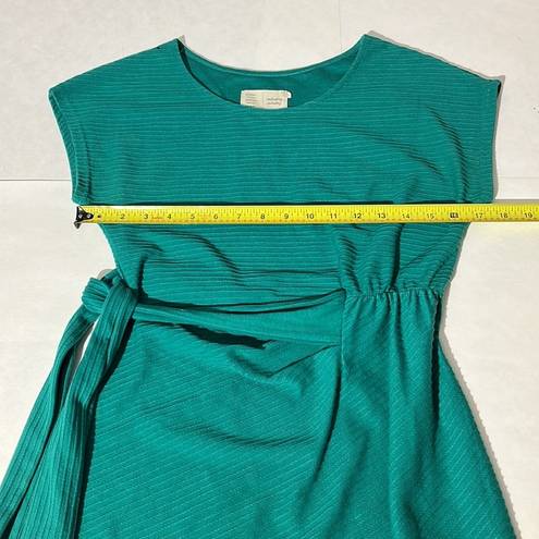 Anthropologie  Saturday Sunday emerald green retro dress sz XS