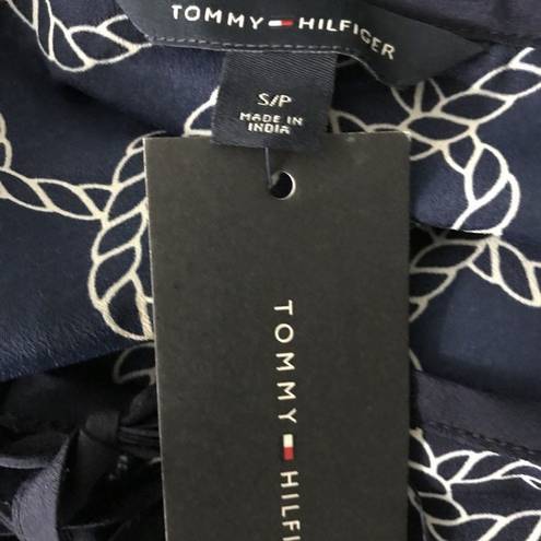 Tommy Hilfiger  Moya Tie Neck peplum Sleeveless S