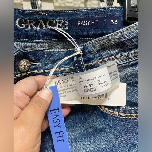 GRACE IN LA Grace Western Flare Jeans