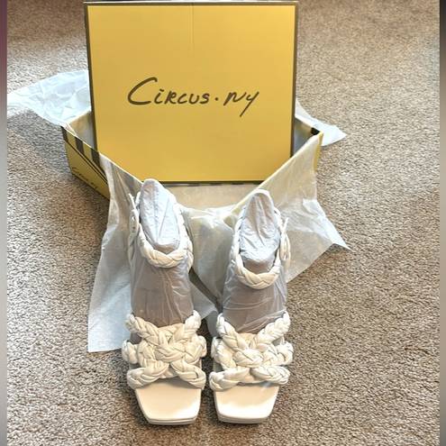 Circus by Sam Edelman NWT Circus NY by Sam Edelman white Mable ankle strap sandals size 8.5