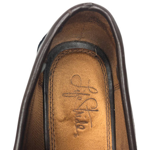 Life Stride Chocolate Brown Beluga Leather Loafers - Size 7.5 - Women