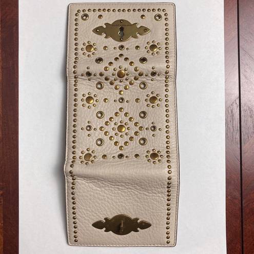 Polo  Ralph Lauren Leather Trifold Heavily Studded Western Wallet