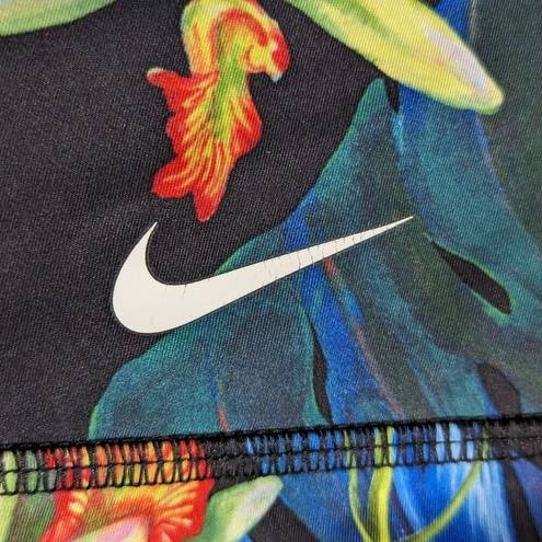 Nike  Hyper Femme Workout Set Leggings Crop Top Tank Tropical Medium Activewear