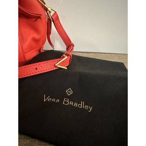 Vera Bradley  | Mallory Leather Satchel Bag | Red Canyon Sunset- MSRP $248~NEW