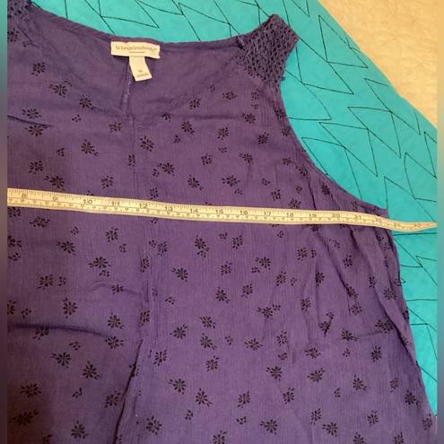 Liz Lange GUC ‎ Maternity long tank purple sz. XL #859