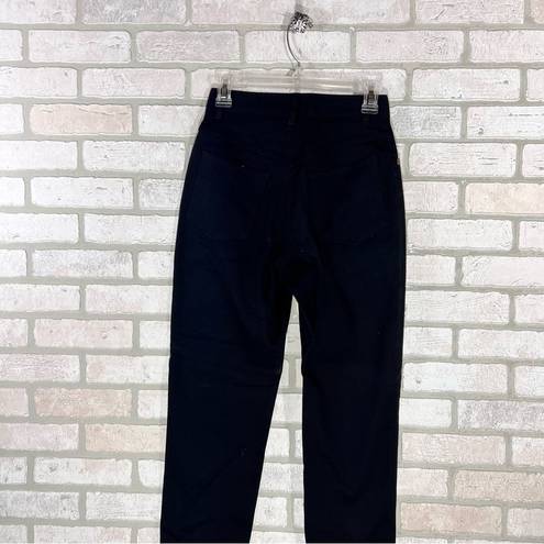 St. John  Signature High Rise Straight Leg Jeans in Black Size 2